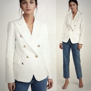 LIONESS White Palermo Blazer - Size XS